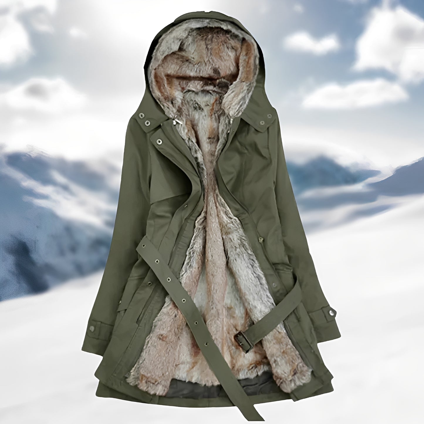 Debra - Warmer, dicker Parka für Damen