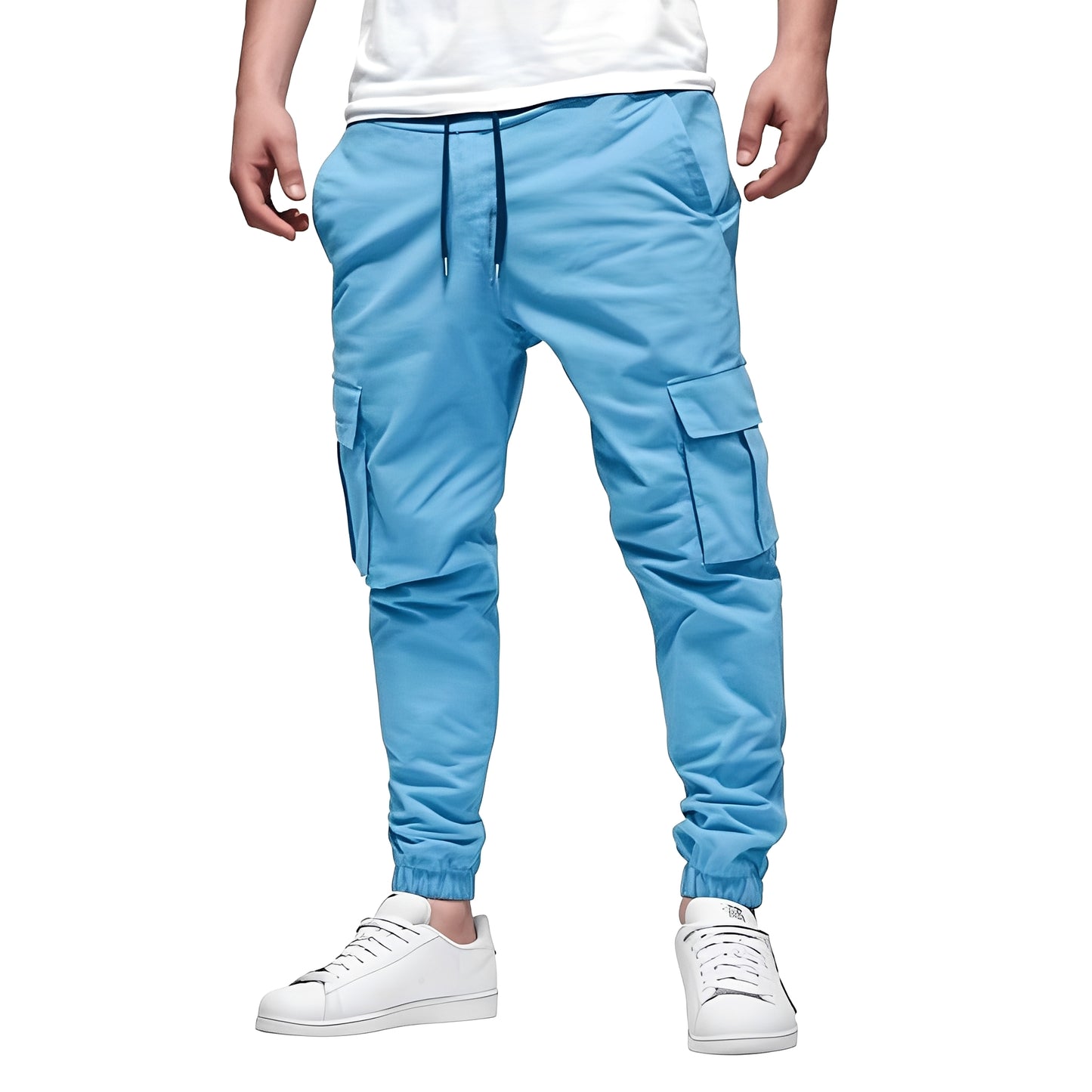 Tevin - Lässige, schmal geschnittene Stretch-Cargohose für Herren