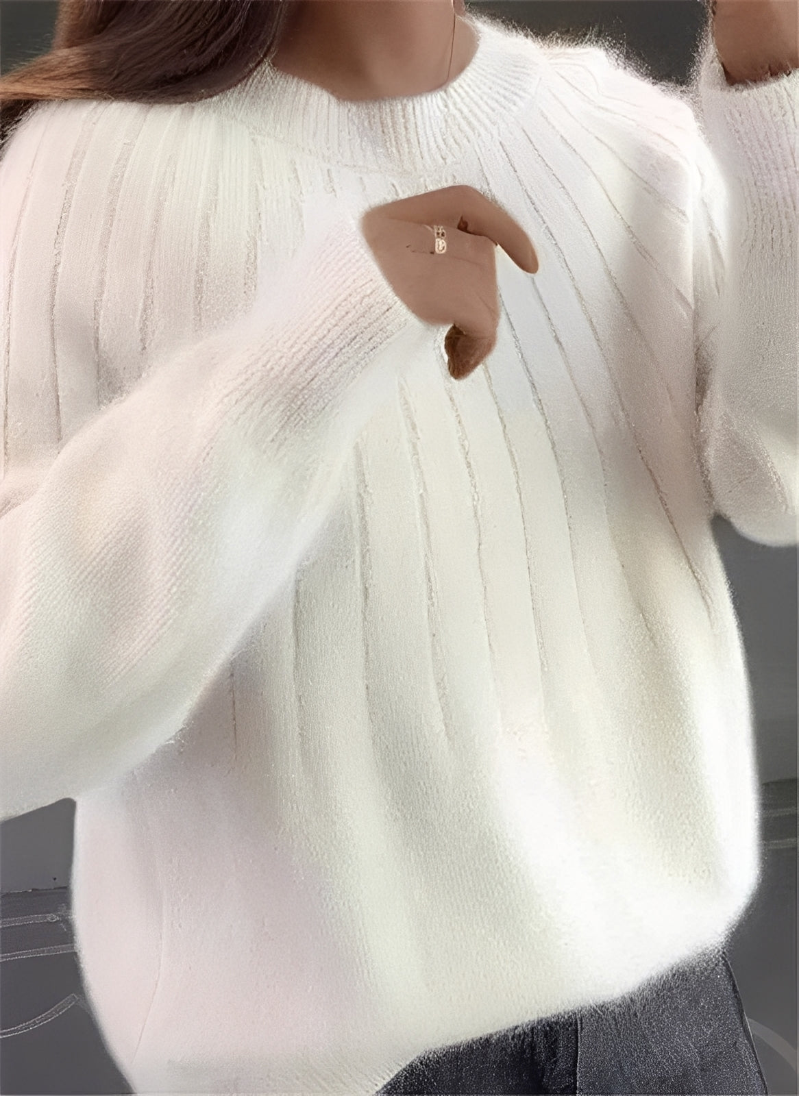 Rorie - Bunter Kaschmirpullover für Damen