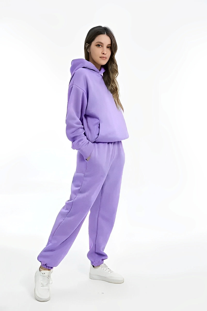 Nora – Frauen Kapuzenpulli und Jogginghosen Set