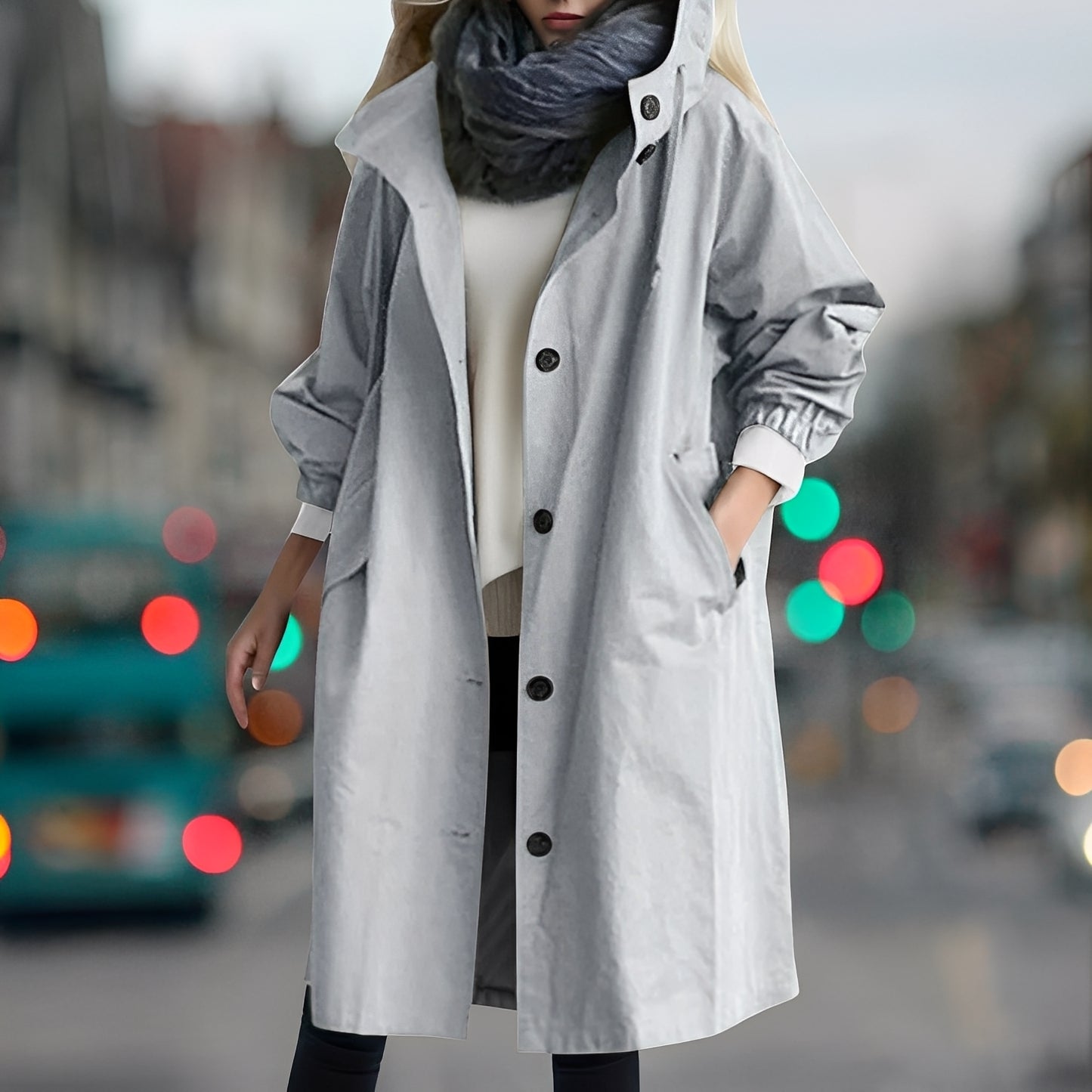 Shavonne - Eleganter wasserdichter Trenchcoat für Damen