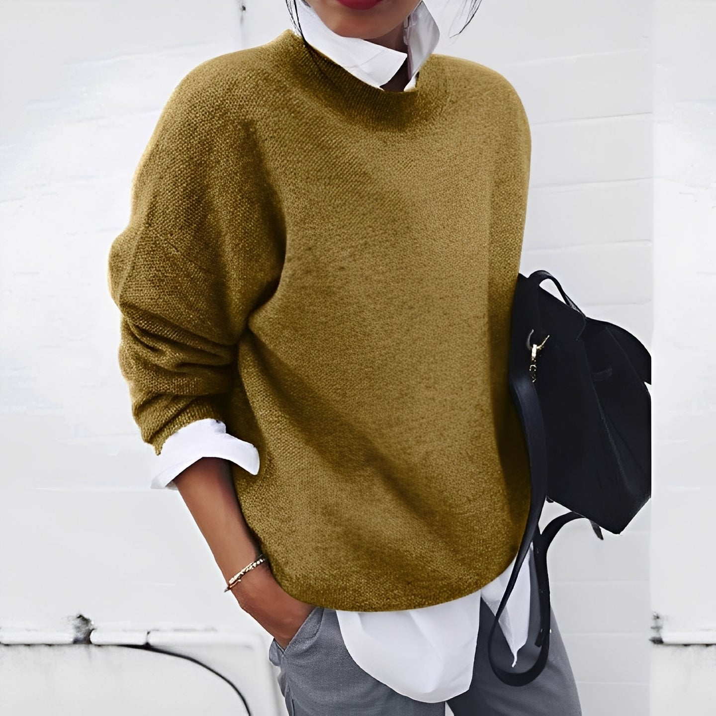 Zinnia - Stilvoller warmer Kaschmirpullover für Damen