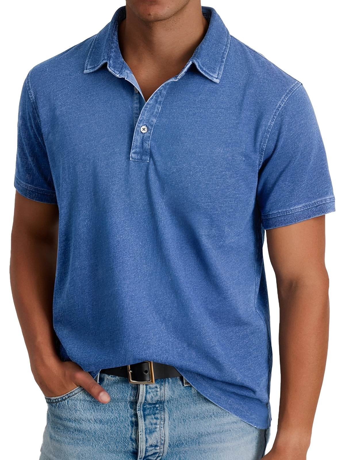 Darrell - Modernes, locker geschnittenes Poloshirt für Herren