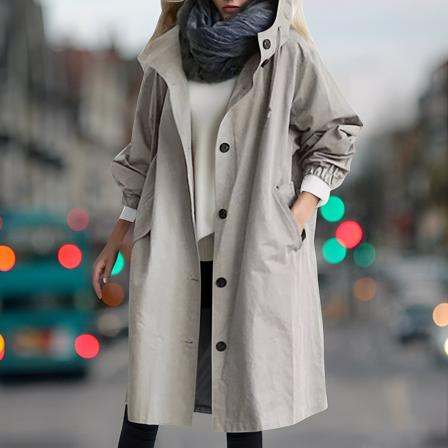 Shavonne - Eleganter wasserdichter Trenchcoat für Damen