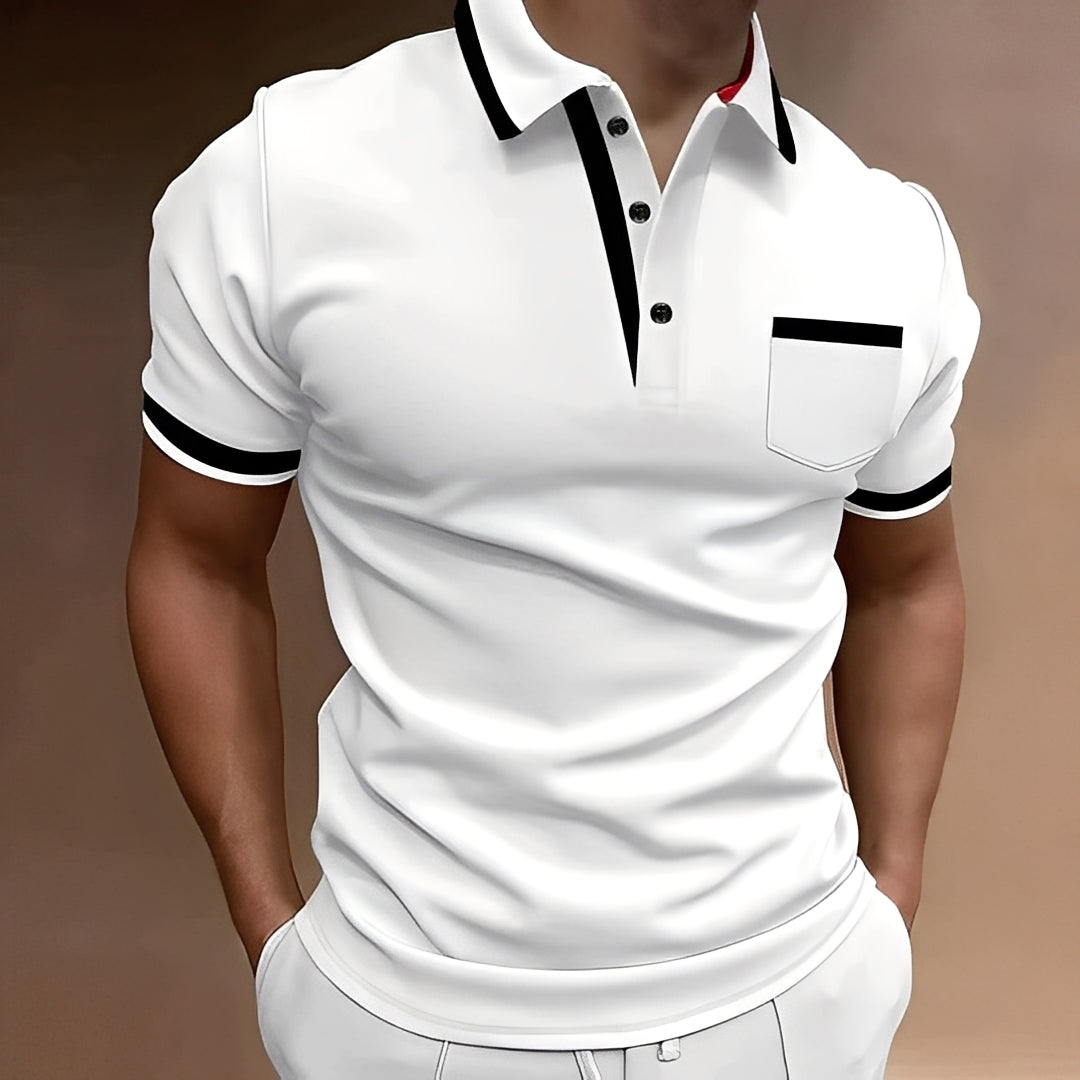 Callahan - Stilvolles Polohemd mit Tasche für Herren