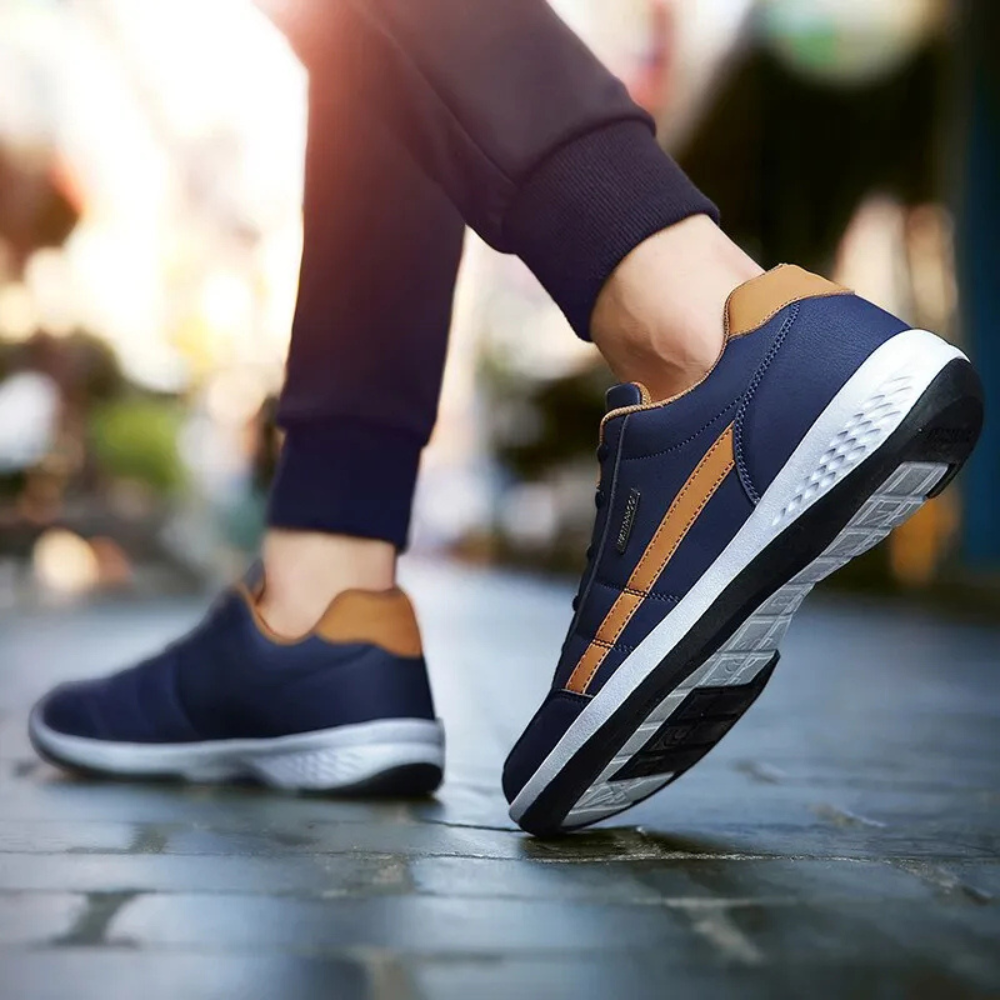 Clarenz - Leder Orthopädische Herrensneaker mit Komfort