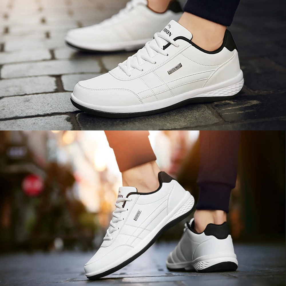 Clarenz - Leder Orthopädische Herrensneaker mit Komfort