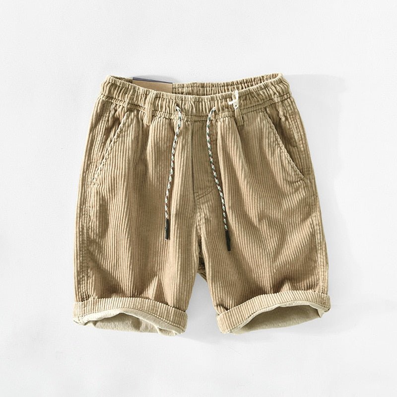 Kelvin - Lässige, lockere Cordshorts für Herren