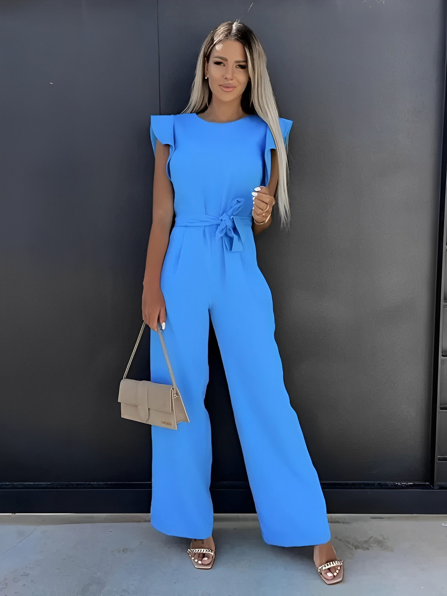 Roberta - Stilvoller Jumpsuit mit hoher Taille für Damen
