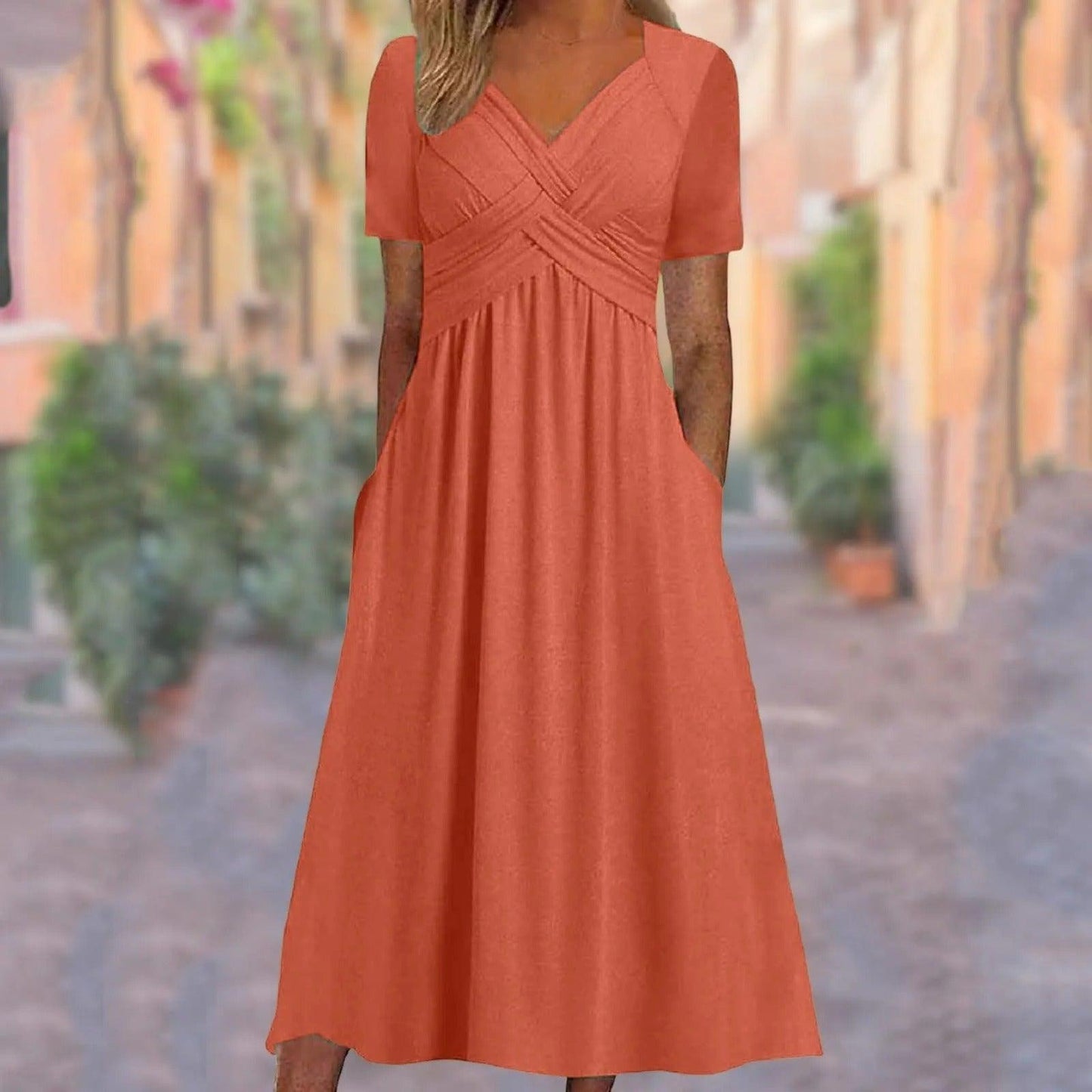 Norah - Elegantes Maxikleid