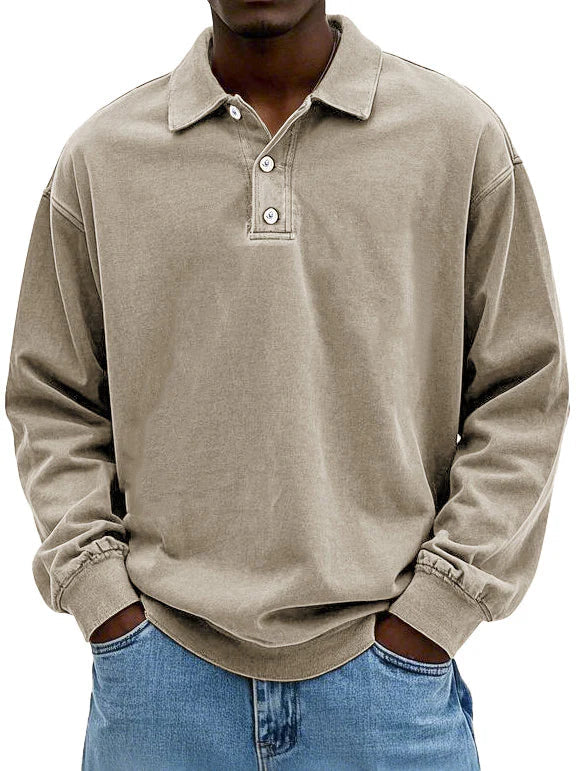 Caspian - Herren Langarm-Polo von bester Qualität