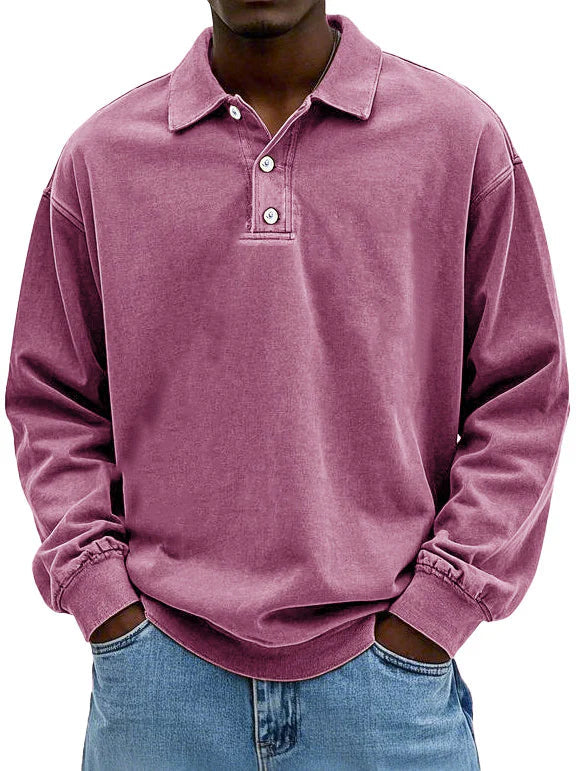 Caspian - Herren Langarm-Polo von bester Qualität
