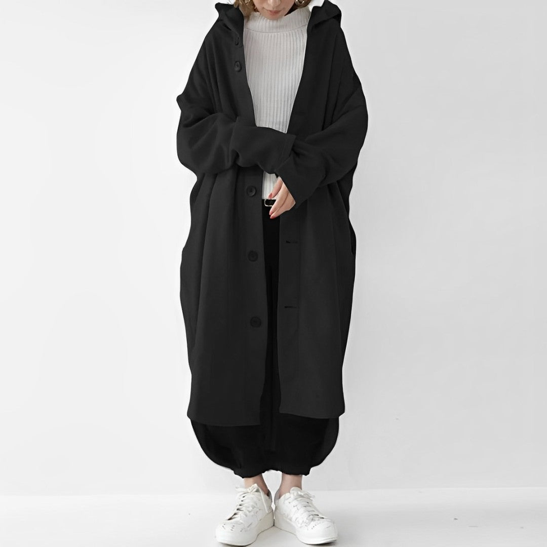 Jennica - Lockerer langer Trenchcoat für Damen