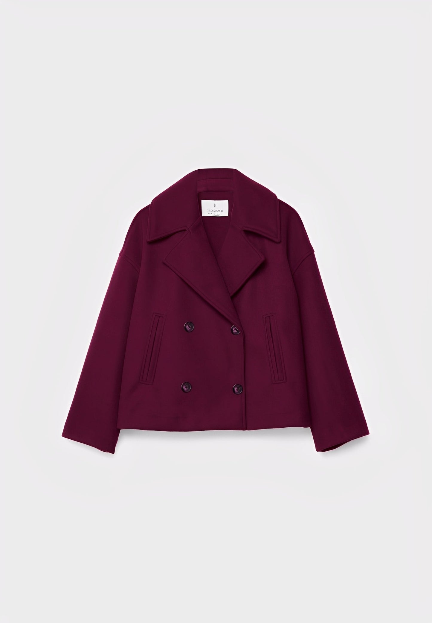 Claire – Modische Kurze Zweireihige Jacke
