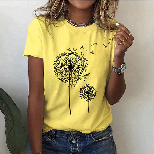 Nianna - Frauen Sommer T-Shirt Kurzarm