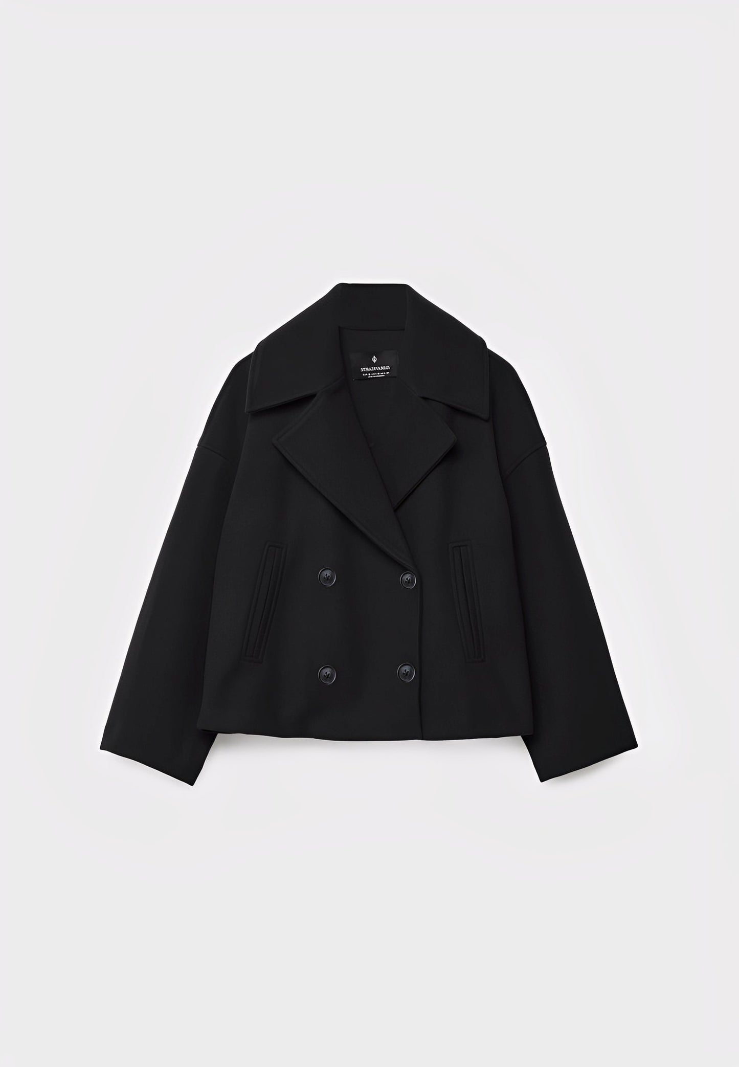 Claire – Modische Kurze Zweireihige Jacke