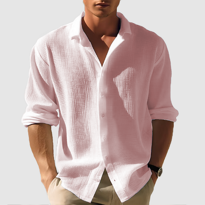 Kelvin - Sommerhemd Herren mit Knopfleiste, Leicht