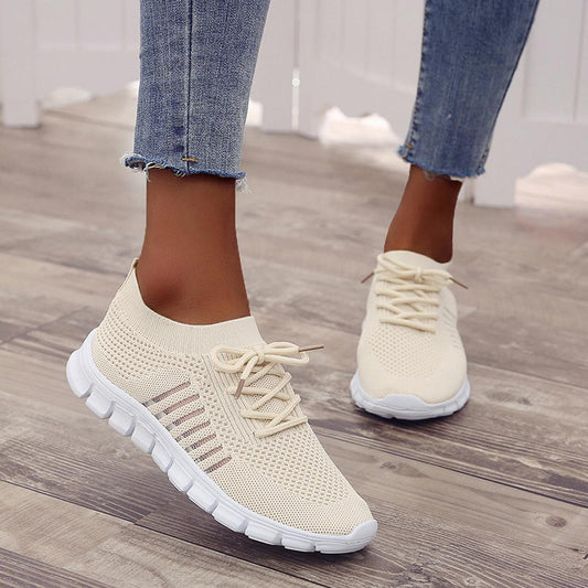 Amanda - Orthopädische Sneakers aus gewebtem Mesh für Damen