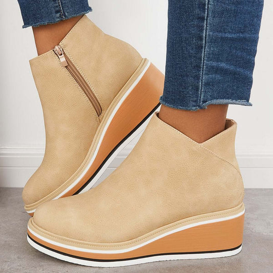 Nikkole - Lässige Lederstiefeletten für Damen