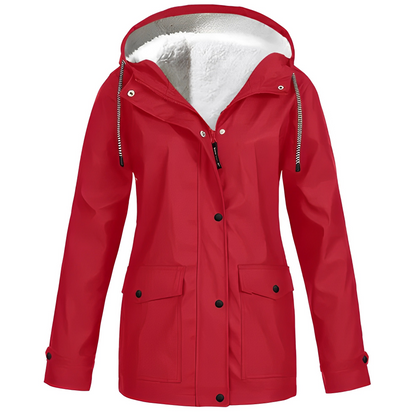 Sherlyn - Outdoor-Kapuzenmantel mit Fleecefutter für Damen