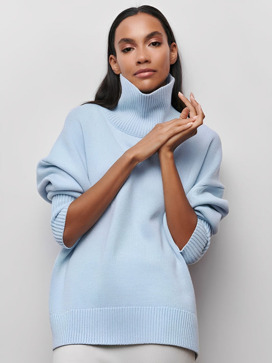 Marva - Stilvoller, warmer Rollkragenpullover für Damen