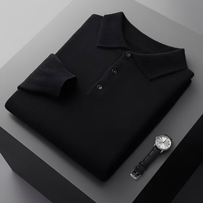 Romilly - Formeller Kaschmir-Polopullover für Herren