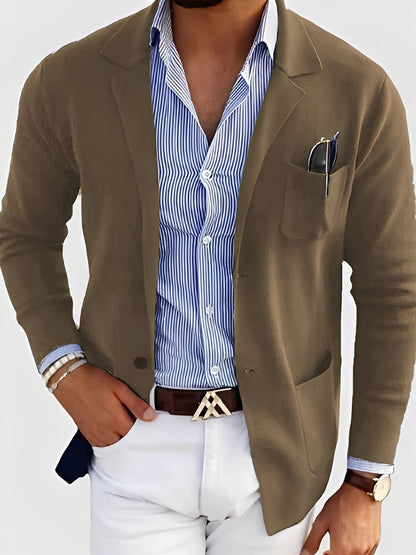Darrin - Lässige Strickjacke mit Taschen für Herren