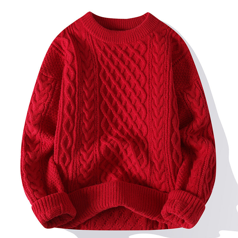 Griffin - Stilvoller, locker gestrickter Pullover für Herren