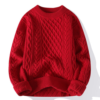 Griffin - Stilvoller, locker gestrickter Pullover für Herren