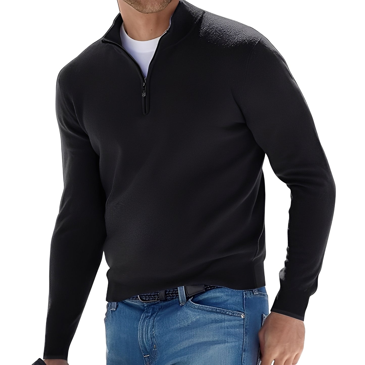 Fredric - Lässiger Pullover mit Reißverschluss für Herren