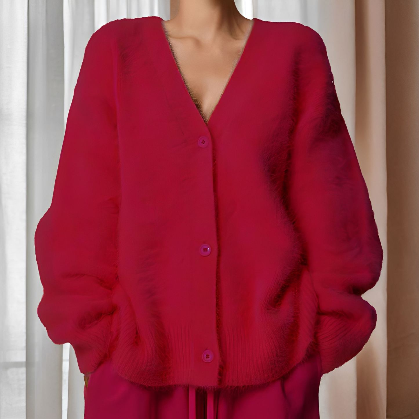 Emberly - Lässiger, locker sitzender Kaschmirpullover für Damen