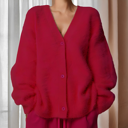 Emberly - Lässiger, locker sitzender Kaschmirpullover für Damen