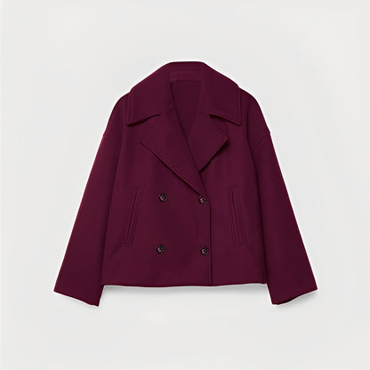 Abegail - Lässige, locker sitzende kurze Jacke für Damen