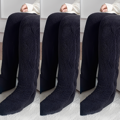Camellia - Warme, überknielange Wintersocken für Damen
