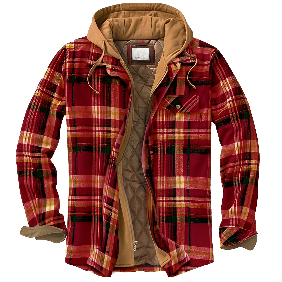 Denzil - Lässige Flanelljacke mit Karomuster für Herren
