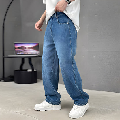 Wendell - Stilvolle Jeans mit weitem Bein für Herren
