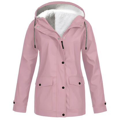 Sherlyn - Outdoor-Kapuzenmantel mit Fleecefutter für Damen