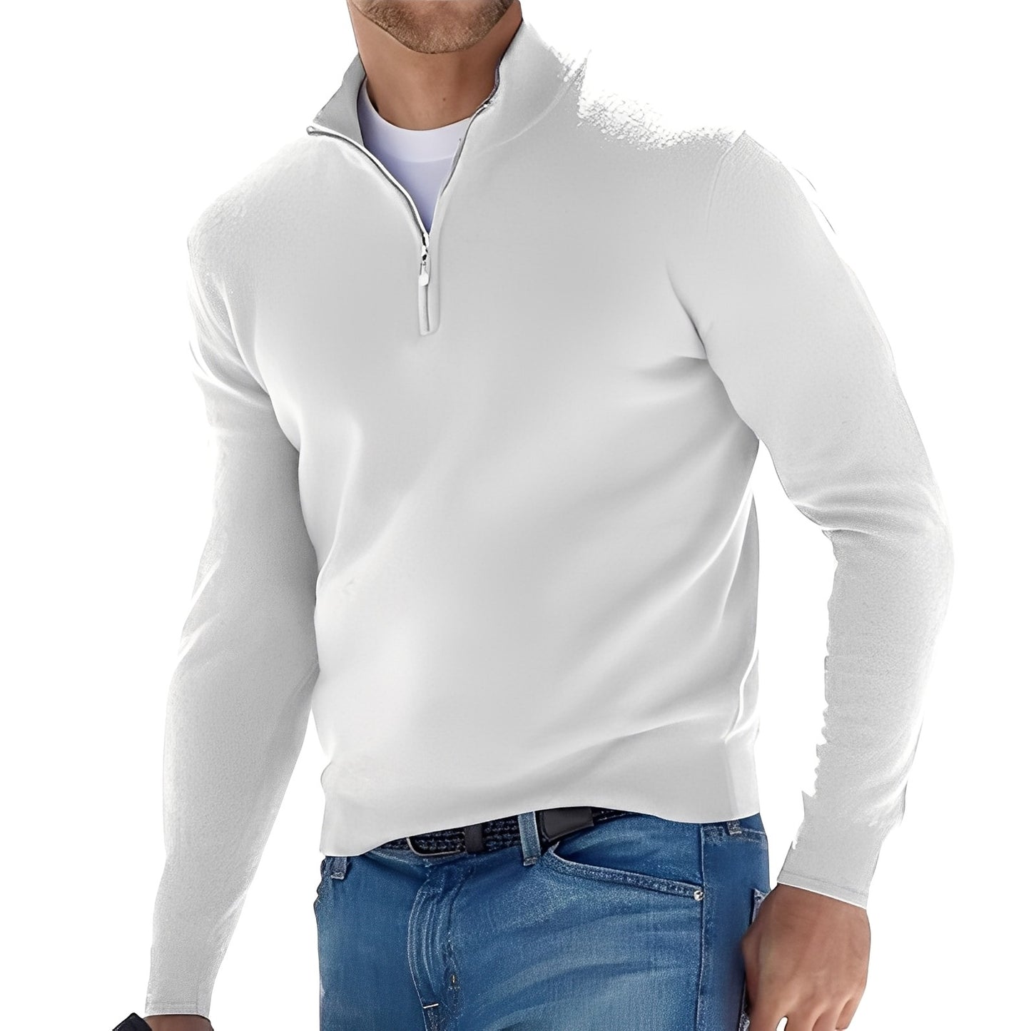 Fredric - Lässiger Pullover mit Reißverschluss für Herren