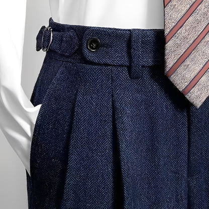 Osbert - Lässige Tweed-Wollhose für Herren