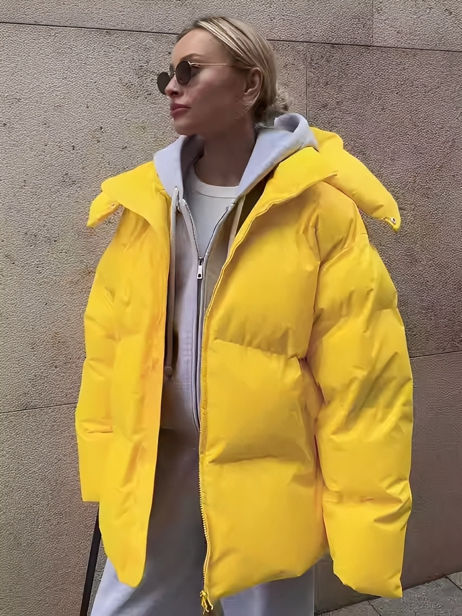 Loreen - Warme, wattierte, locker sitzende Jacke für Damen