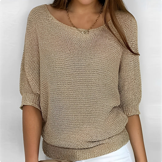 Kathleen - Bequemer, locker sitzender Pullover für Damen