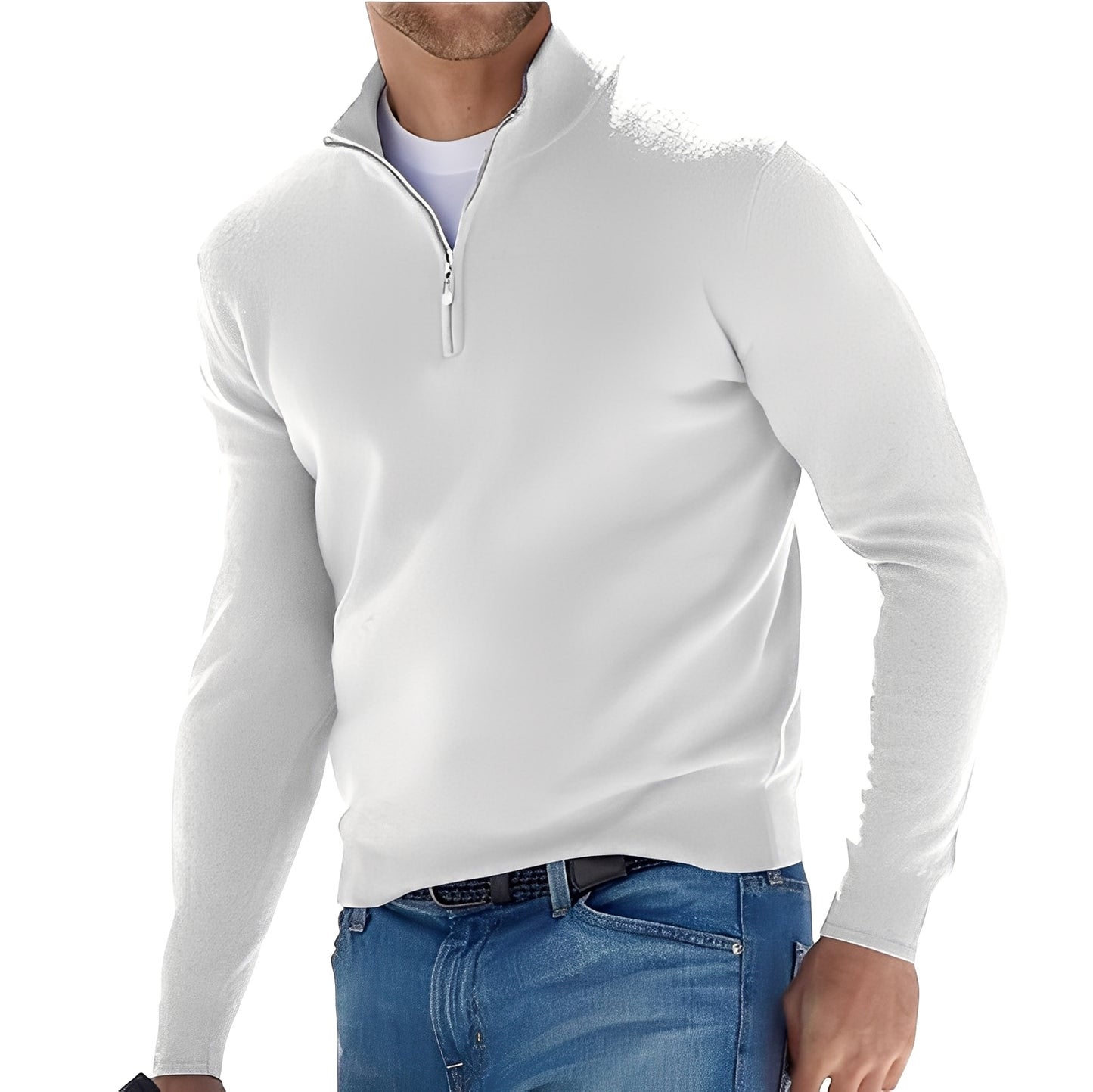 Zayne - Lässiger Sweater mit Reißverschluss für Herren