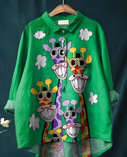 Gwenaël - Klassische Damenblusen mit langen Ärmeln