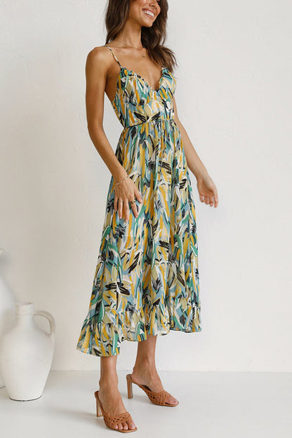 Charité – Farbiges Midi-Kleid