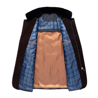 Rodney – Elegante, wattierte Jacke mit Knöpfen für Herren