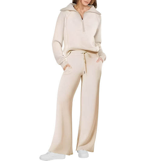 Cécile - Komfortables Damen-Set aus Pullover und Hose
