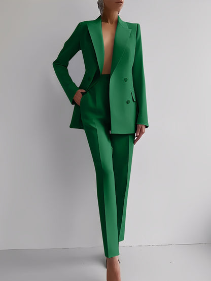Nydia - Formelles Slim-Fit-Set aus Blazer und Hose für Damen