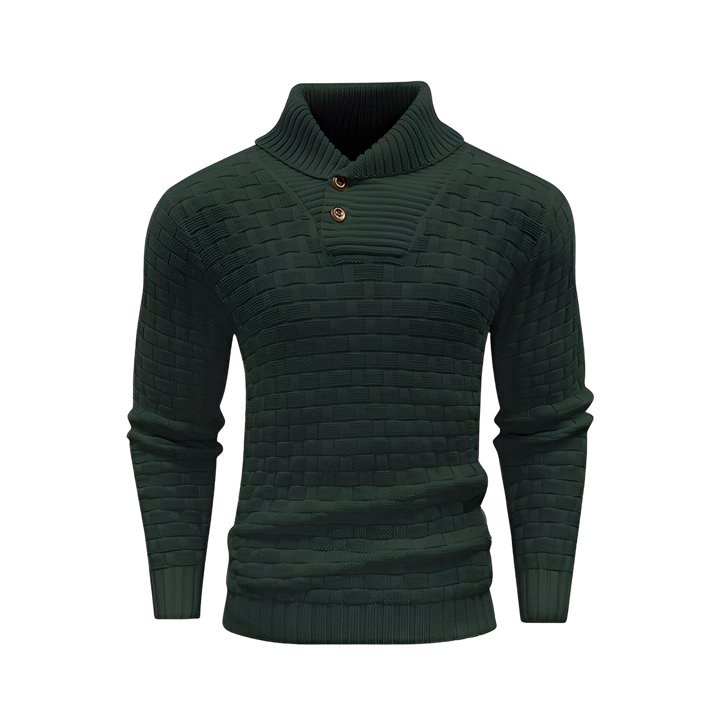 Branson - Lässiger Strickpullover mit hohem Kragen für Herren