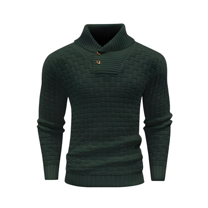 Branson - Lässiger Strickpullover mit hohem Kragen für Herren