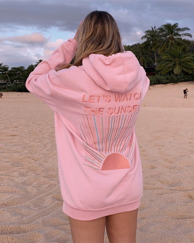 Jaquelyn - Stilvoller, locker geschnittener Hoodie mit Print für Damen